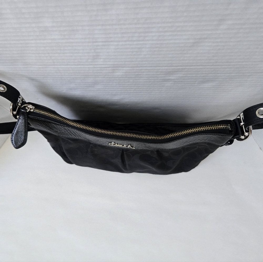 Coach Black Signature Crossbody Bag - Picture 8 of 16